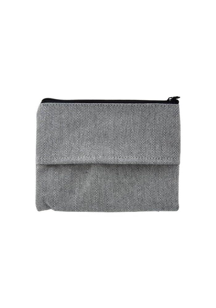 Flat Pouch | Gray | Travel & Storage Bag for Cosmetics, Accessories & Daily Essentials - Image 2